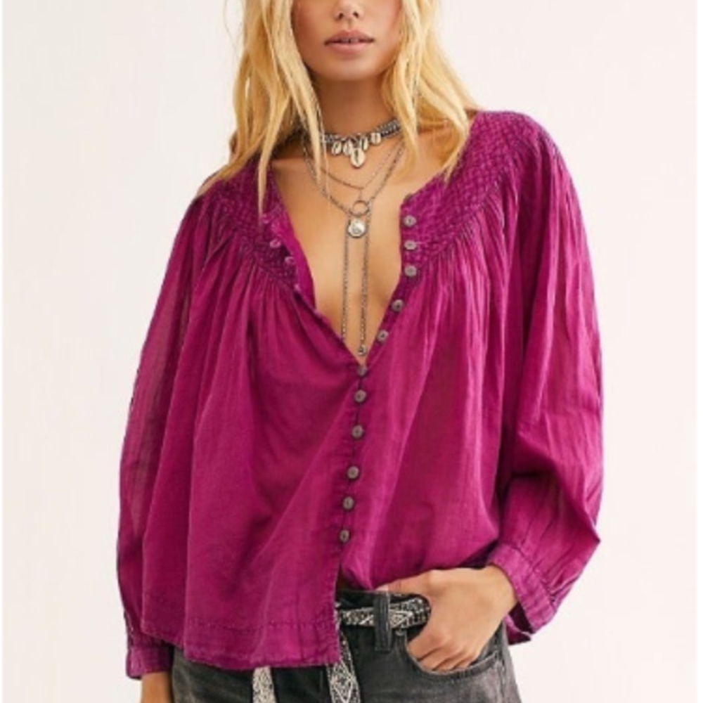Free People Myrtle Magenta
